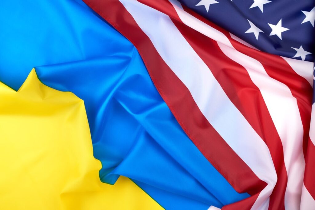 A Ukrainian delegation has arrived in the United States for talks.