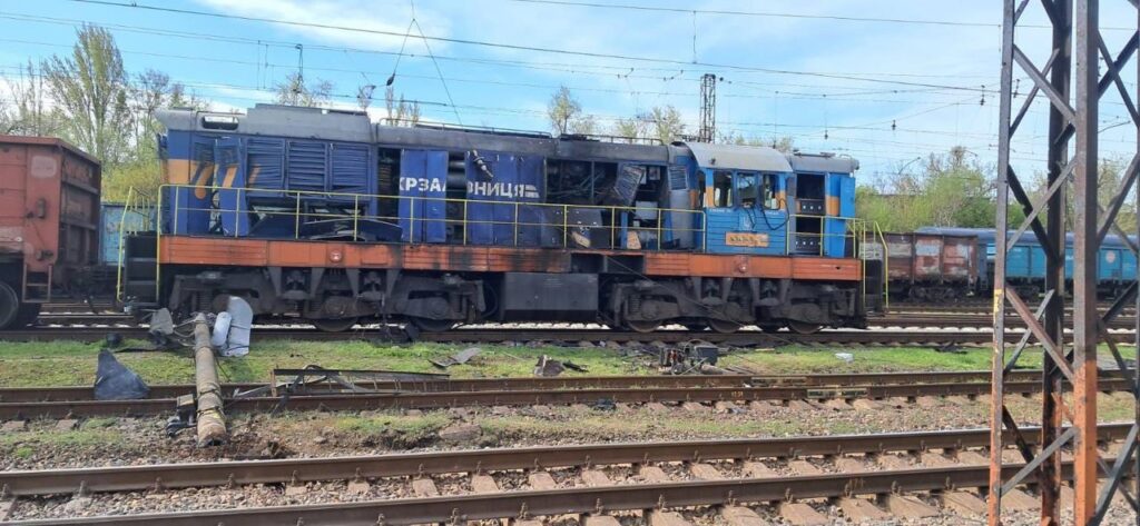 Russian UAV hits diesel locomotive at Korosten station: one victim