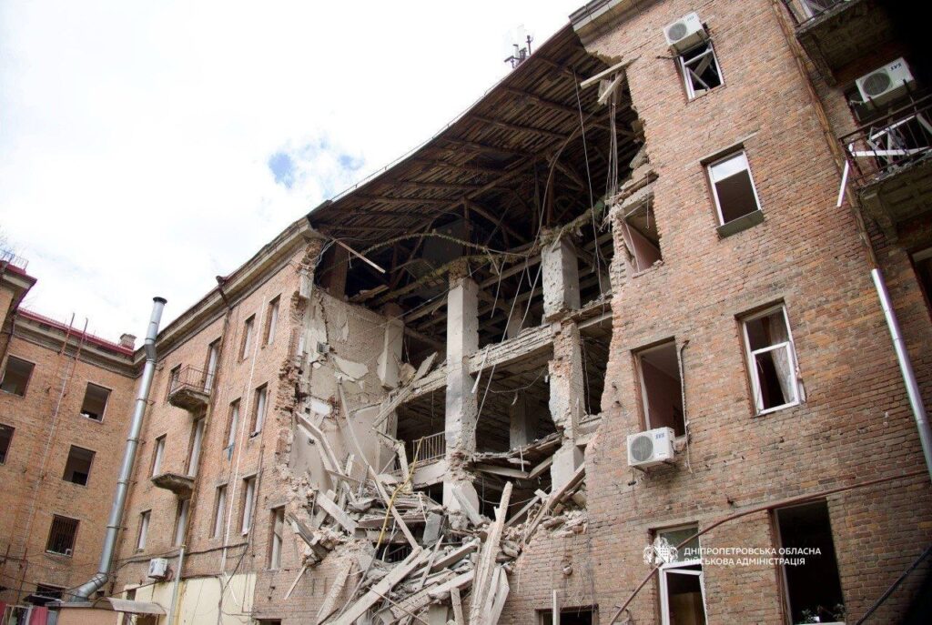 The number of victims after shelling in Dnipro has increased: five dead and over 40 injured