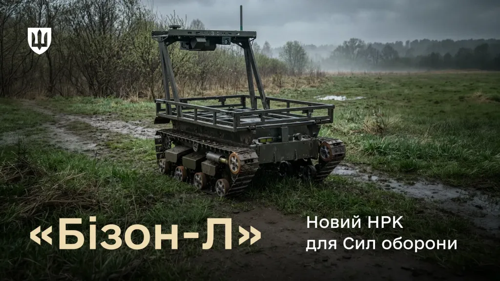 Роботи на полі бою: ЗСУ отримали новий комплекс “Бізон-Л”