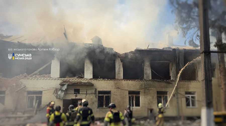 Russia attacked Sumy: drones hit a kindergarten