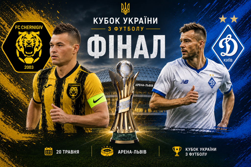 Чернігів – Динамо: відео та текстова онлайн-трансляція фіналу Кубка України з футболу