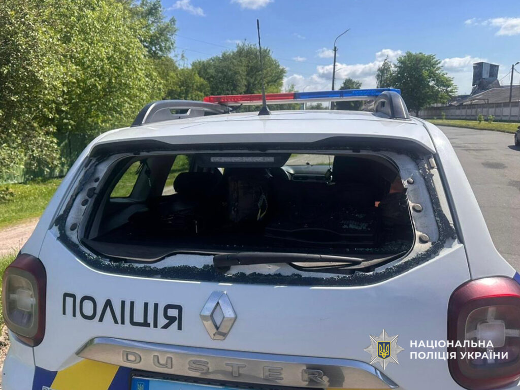 Russians attacked a police car in Chernihiv region with a drone, there are casualties