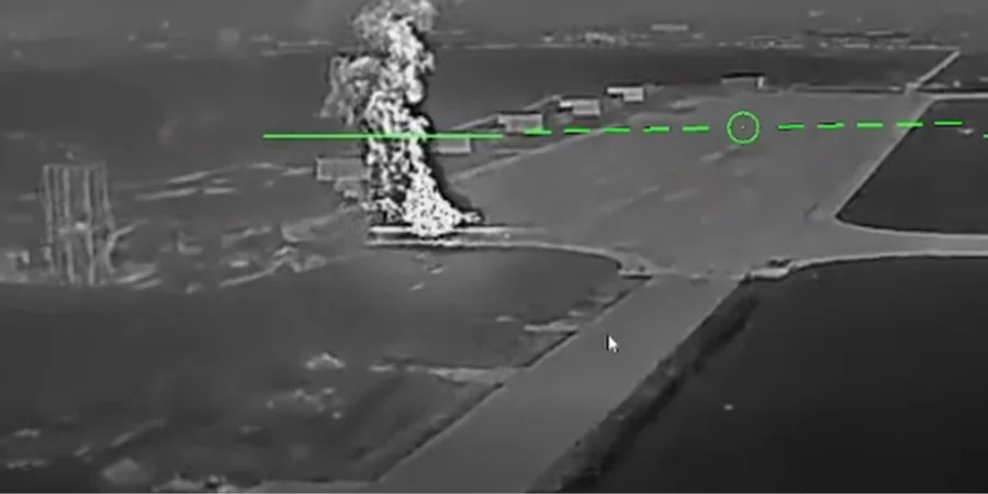 Unmanned systems forces hit a number of Russian military facilities
