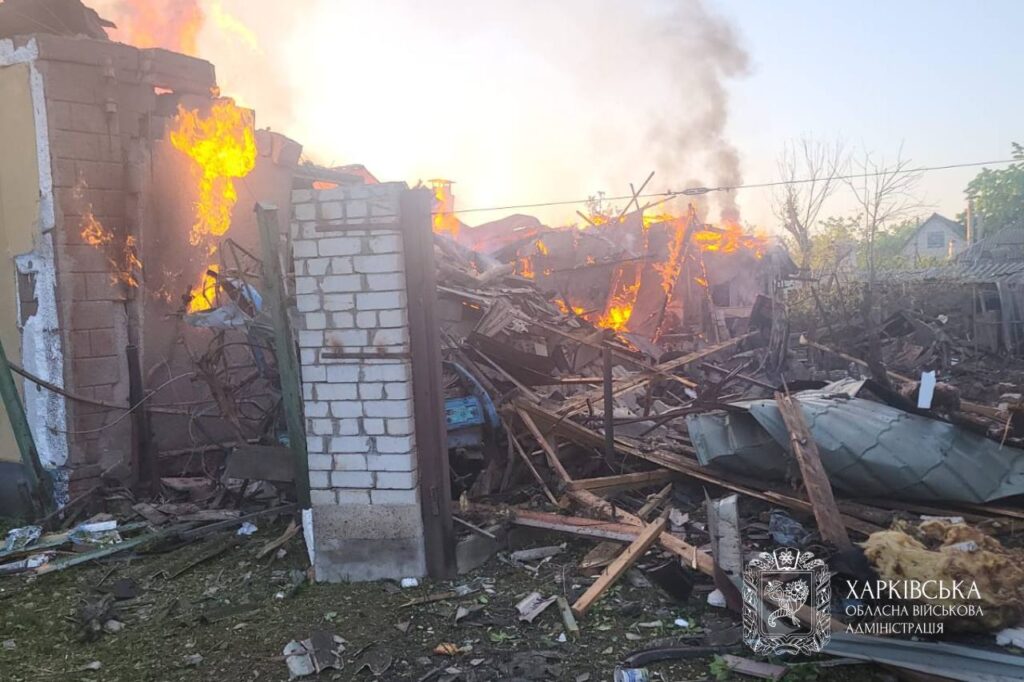 Russia attacked Kharkiv twice with drones: there are injured, a person may be under the rubble