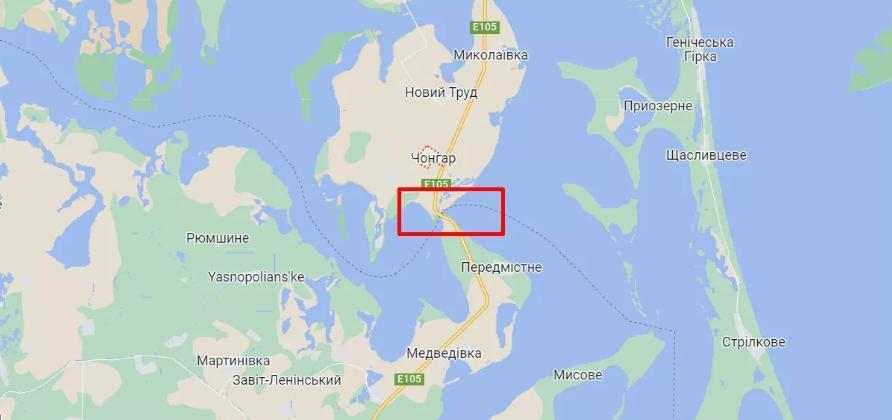 ЦПД: Росіяни замовчують знищення Чонгарського мосту