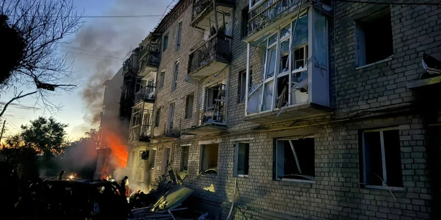 Росіяни вдарили по Балаклії на Харківщині: є поранені, серед них діти