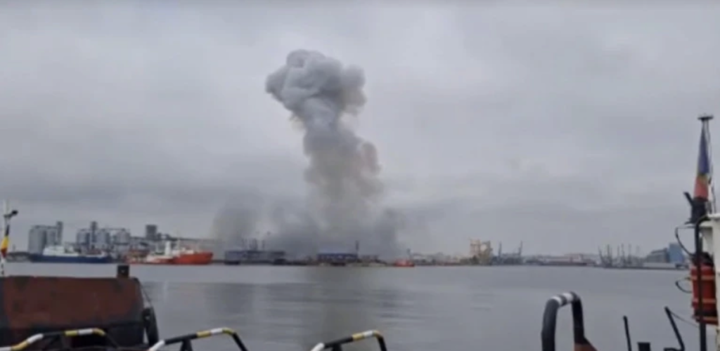 У румунському порту Констанца вибухнув морський безпілотник