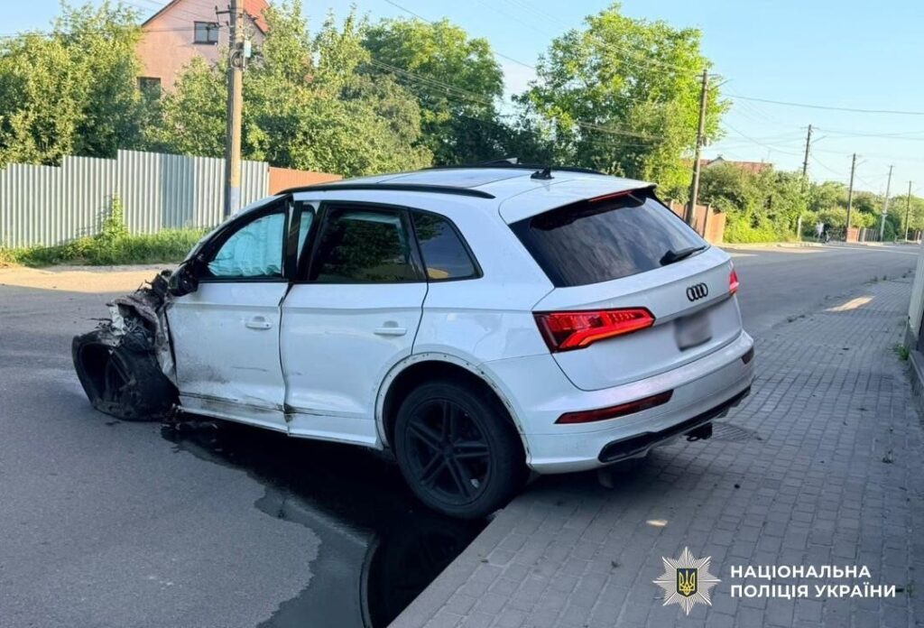 In Lviv region, Audi driver crashed into car, killed a person and told about another crime