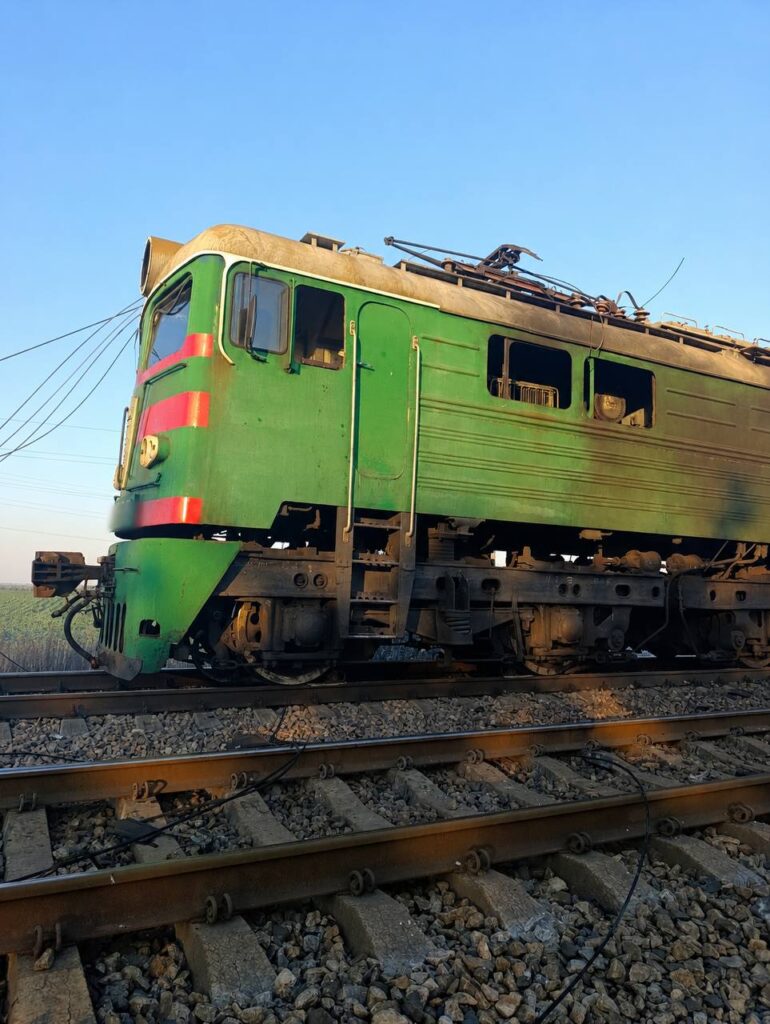 A Russian drone hit an electric locomotive in the Dnipropetrovsk region: what is known