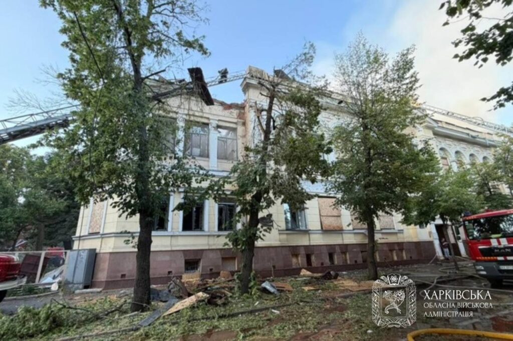 Russians attacked an art museum in Kharkiv with drones: there are wounded, including a one-month-old girl