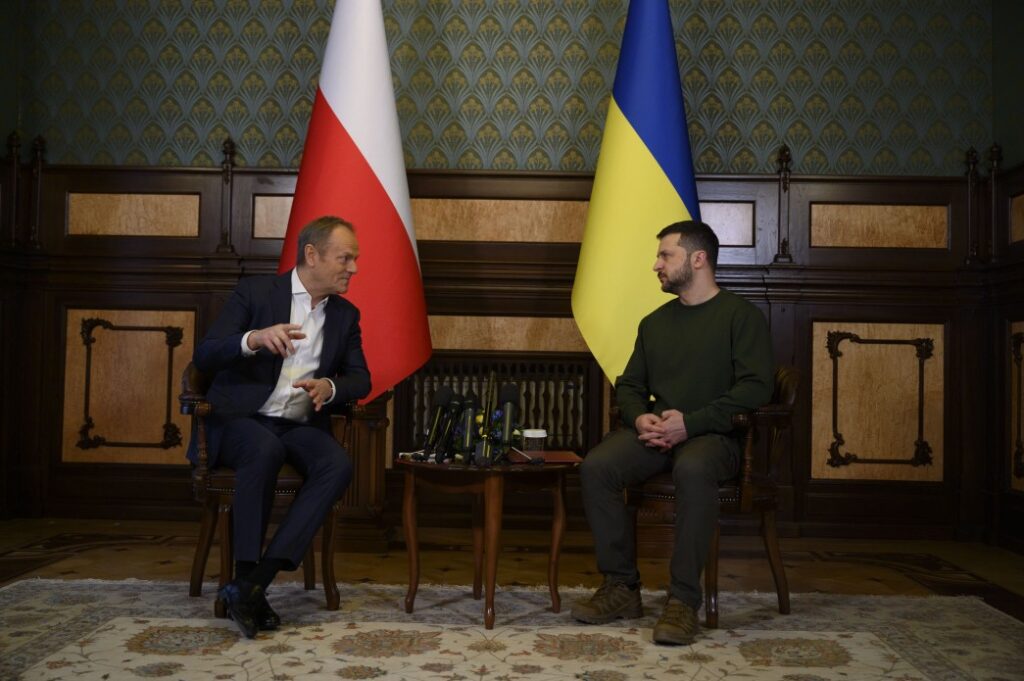 Zelenskyy arrived in Poland for talks with Tusk