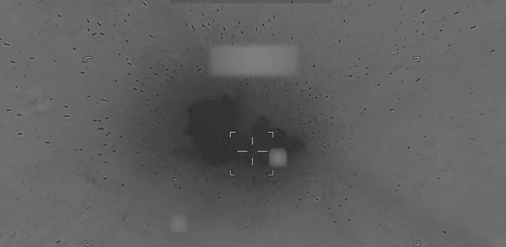 The US used attack drones at sea and in the air for the first time in attacks on Iran.