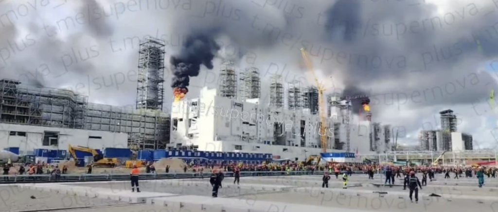 A major fire broke out at the Amur Gas Chemical Complex, killing two and injuring more than 130.