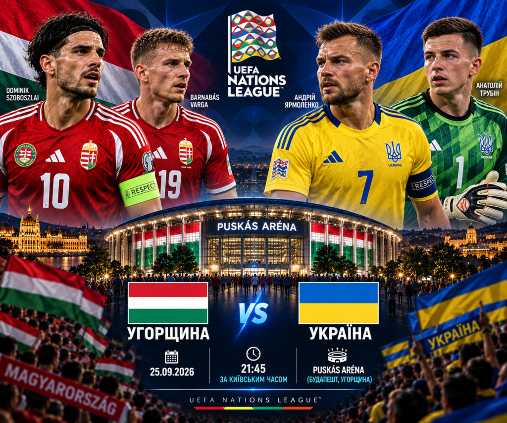 Hungary vs. Ukraine: Live streaming and text coverage of the Nations League match