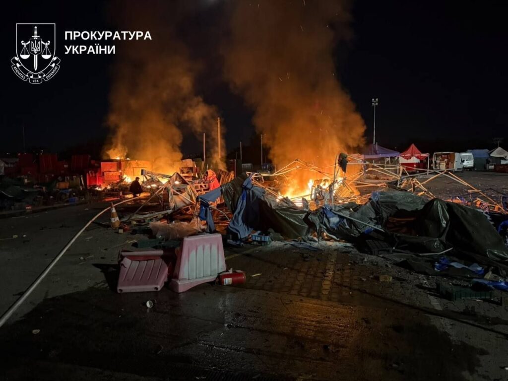 Russians hit the Stolichny market in the Kyiv region: two people were killed, 10 more were injured