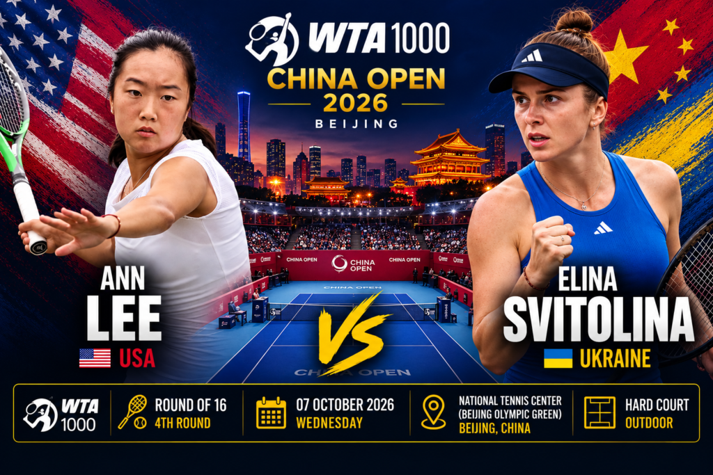 Anne Lee — Elina Svitolina: video and text online broadcast of the tennis match of the WTA 1000 tournament in Beijing