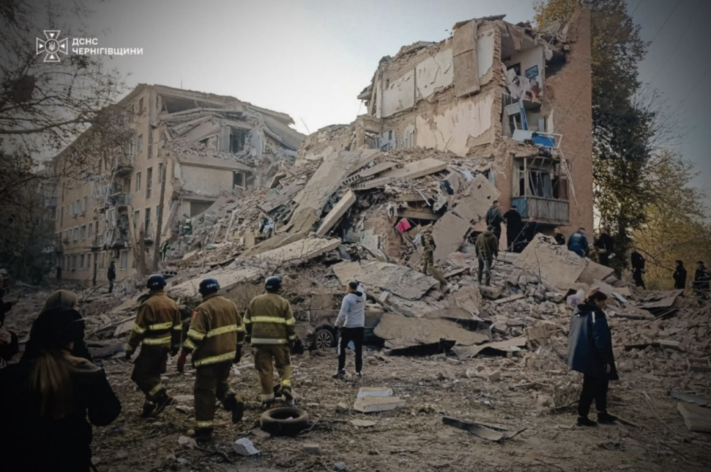 Five people were killed in Priluki as a result of a Russian attack.