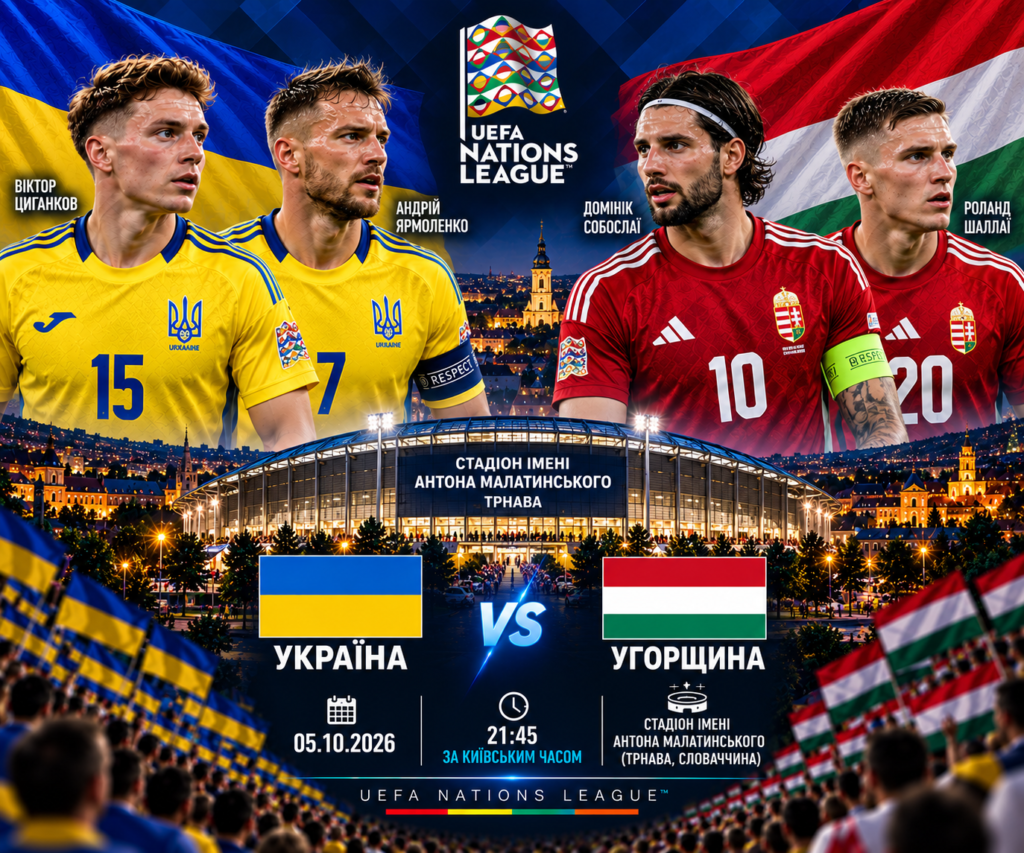 Ukraine vs. Hungary: Live streaming and text coverage of the Nations League match