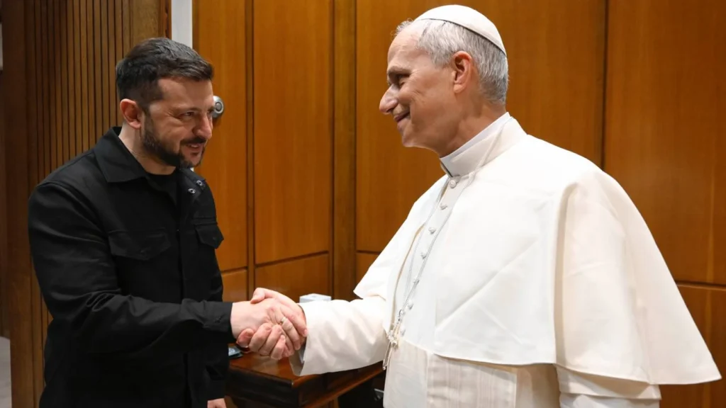 Pope discusses humanitarian disaster in occupied Oleshki with Zelensky