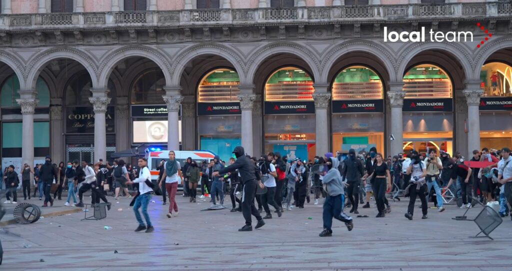 Milan is the battlefield: mass protests erupt in Italy