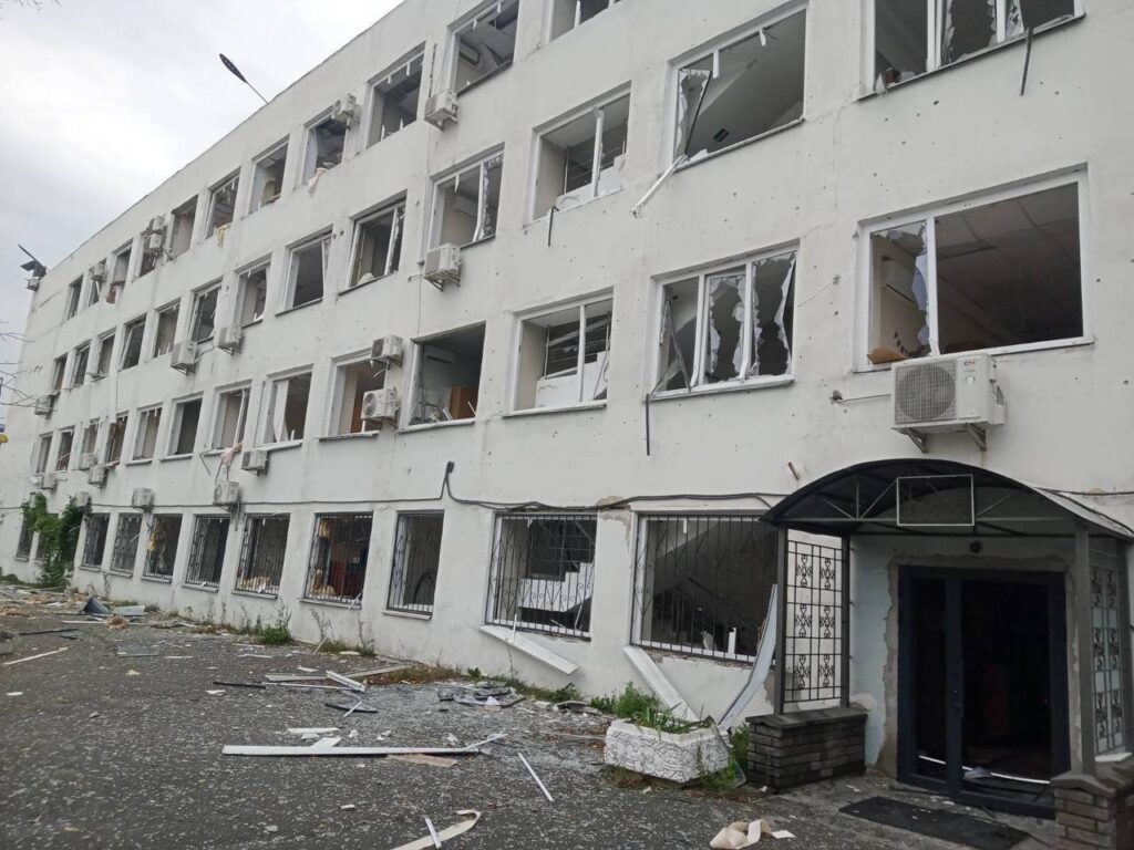 Russians damaged DTEK office in Kyiv: company shows consequences of strike